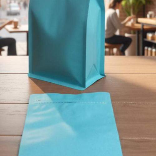 Empaque Bolsa Cafe 2 libra 15*32.5+10cm Azul